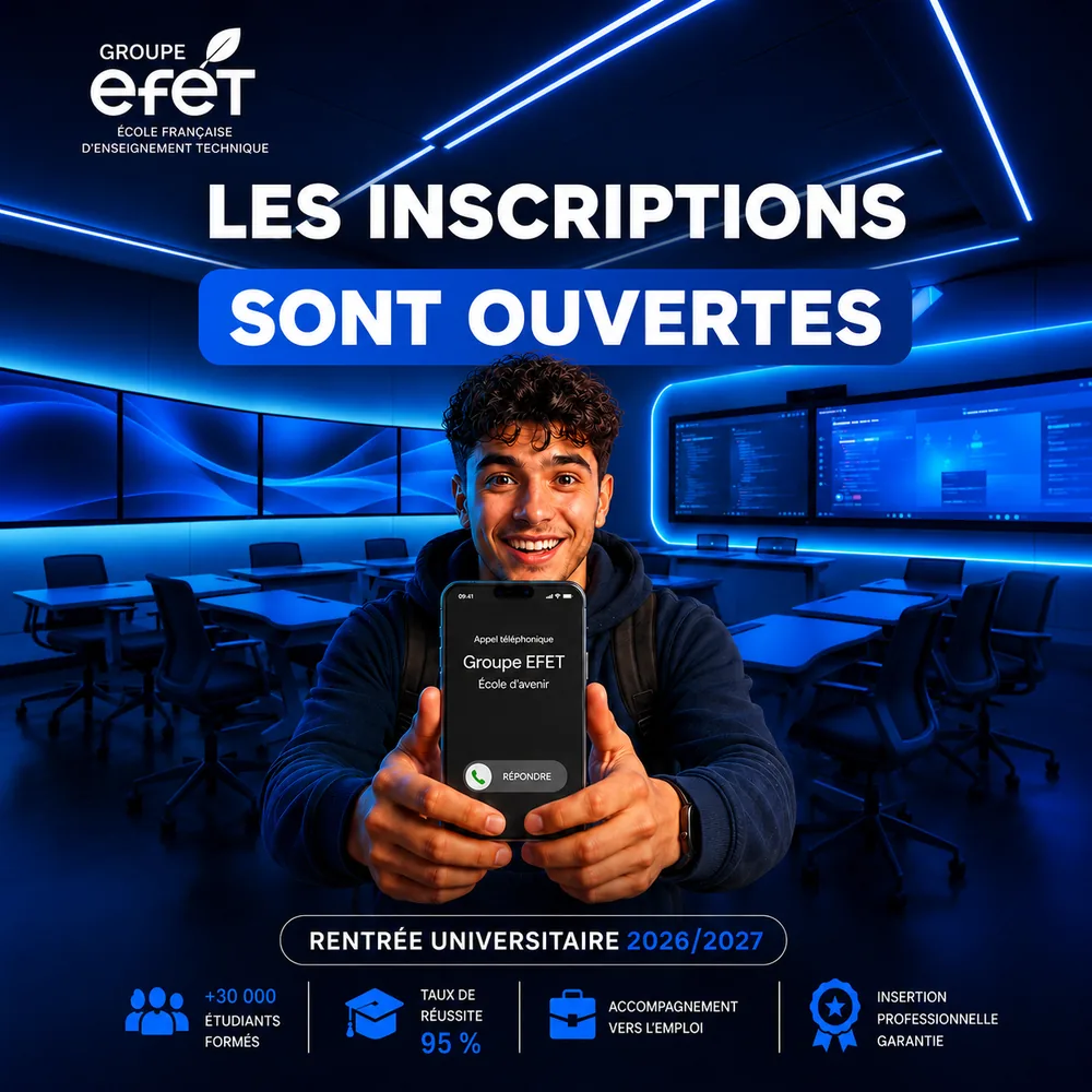 Inscriptions EFET ouvertes